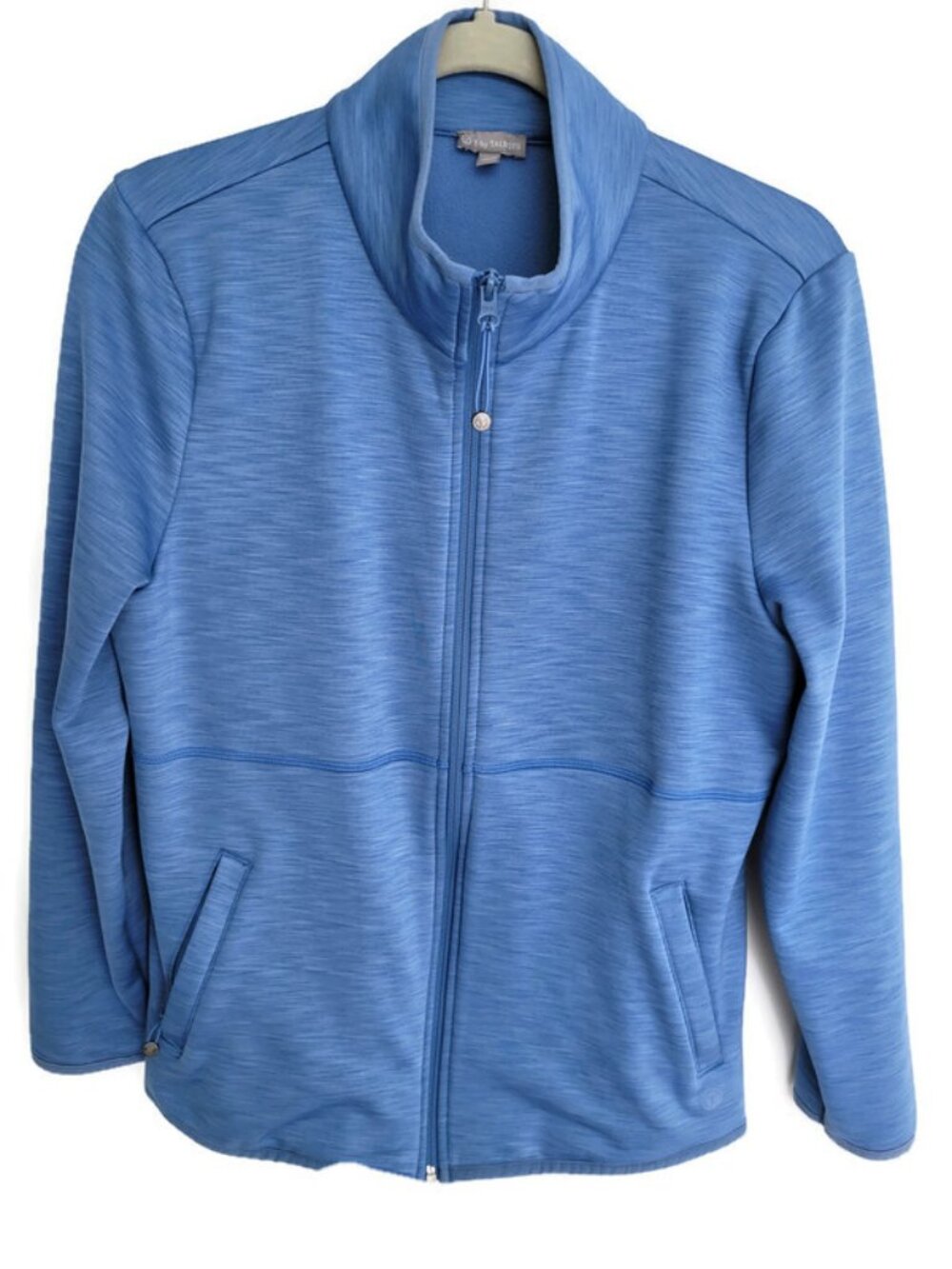 T by Talbots Brushed Scuba High Low Jacket